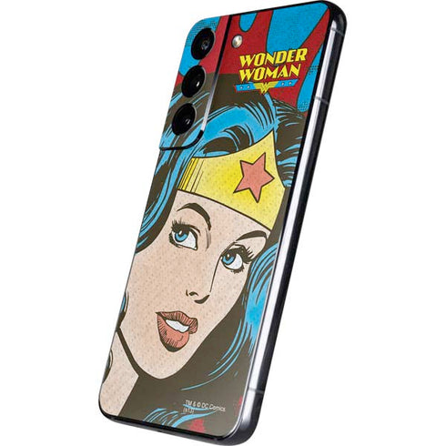 DC Comics Wonder Woman Vintage Profile Galaxy S22 Skin